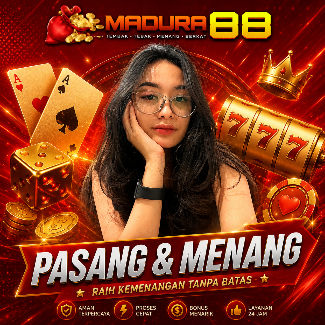 MADURA88 Front Black 